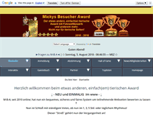Tablet Screenshot of mickys-besucher-award.de